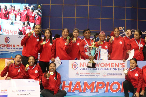 एनभिए महिला तथा पुरुष भलिबल: हेल्प नेपाल र न्यु डायमण्ड च्याम्पियन